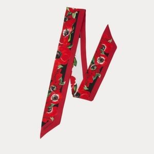 Dolce & Gabbana silk neck bow